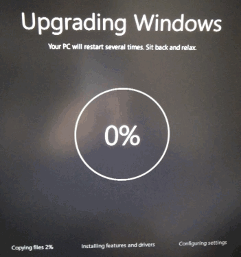 Windows 10 Upgrading Finally